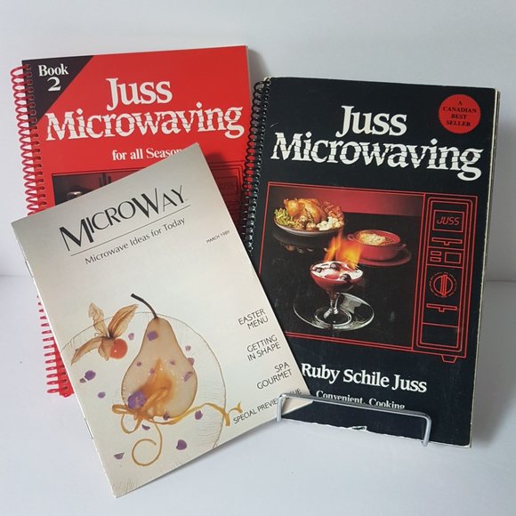 Vintage First Edition JUSS MICROWAVING Cookbooks Volumes 1 and 2 by Ruby Juss - Picture 13 of 16